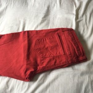 Red jeans